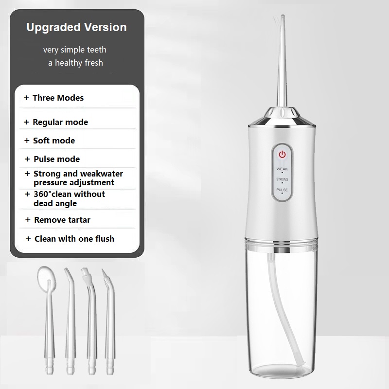 Teeth Flosser Cleans Mouth Flosser Portable Rechargeable Flosser USB