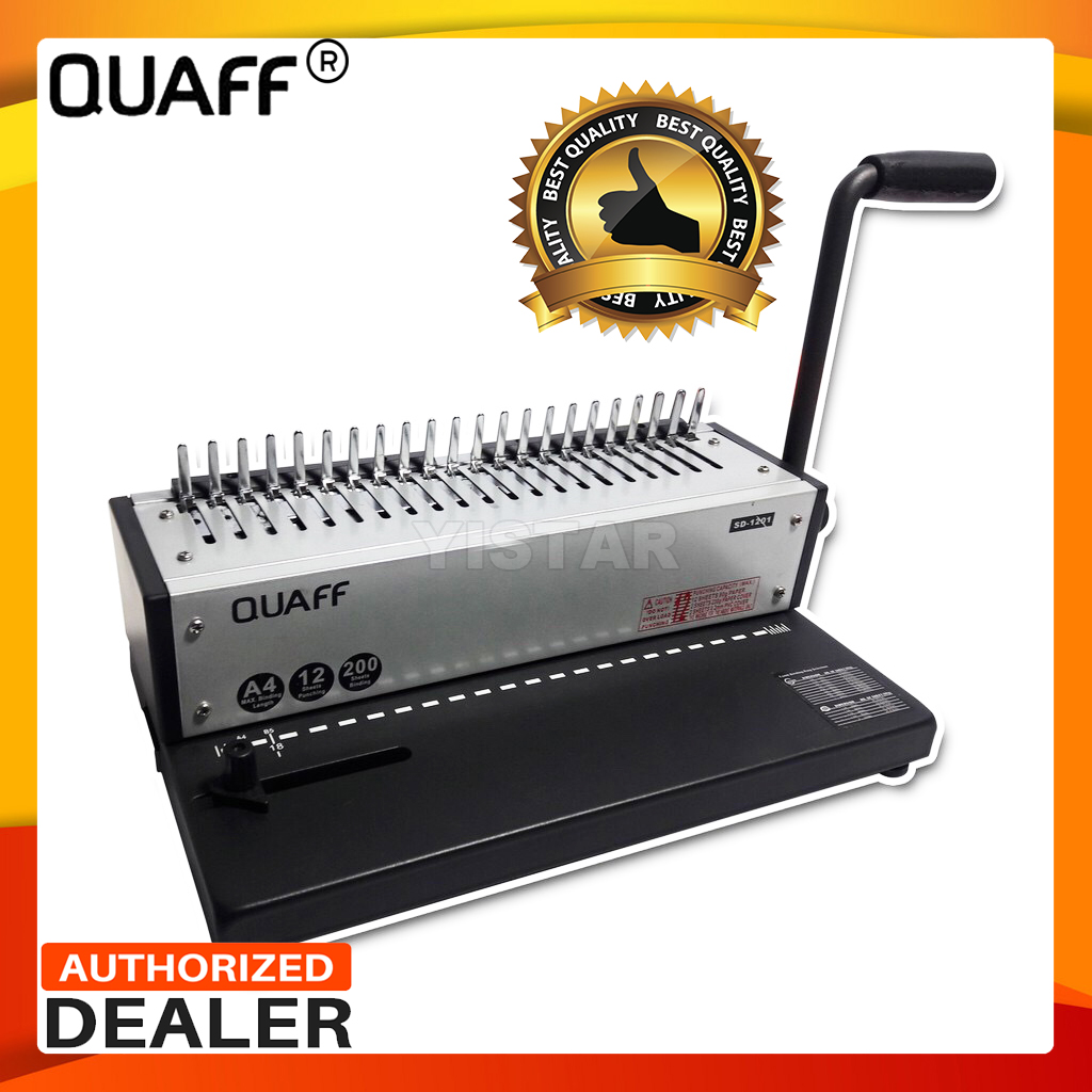 QUAFF Ring Binding Machine Heavy Duty SD1201 Lazada PH