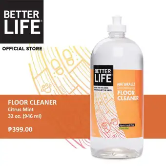Better Life Floor Cleaner Citrus Mint 946ml Plant Based Non