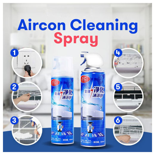 Air Conditioner Cleaner Foam Aircon Cleaner Spray Foam Disinfectant