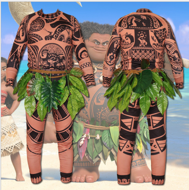 Disney Moana Maui Costume for Kids and Adults Cosplay Movie Character  Halloween