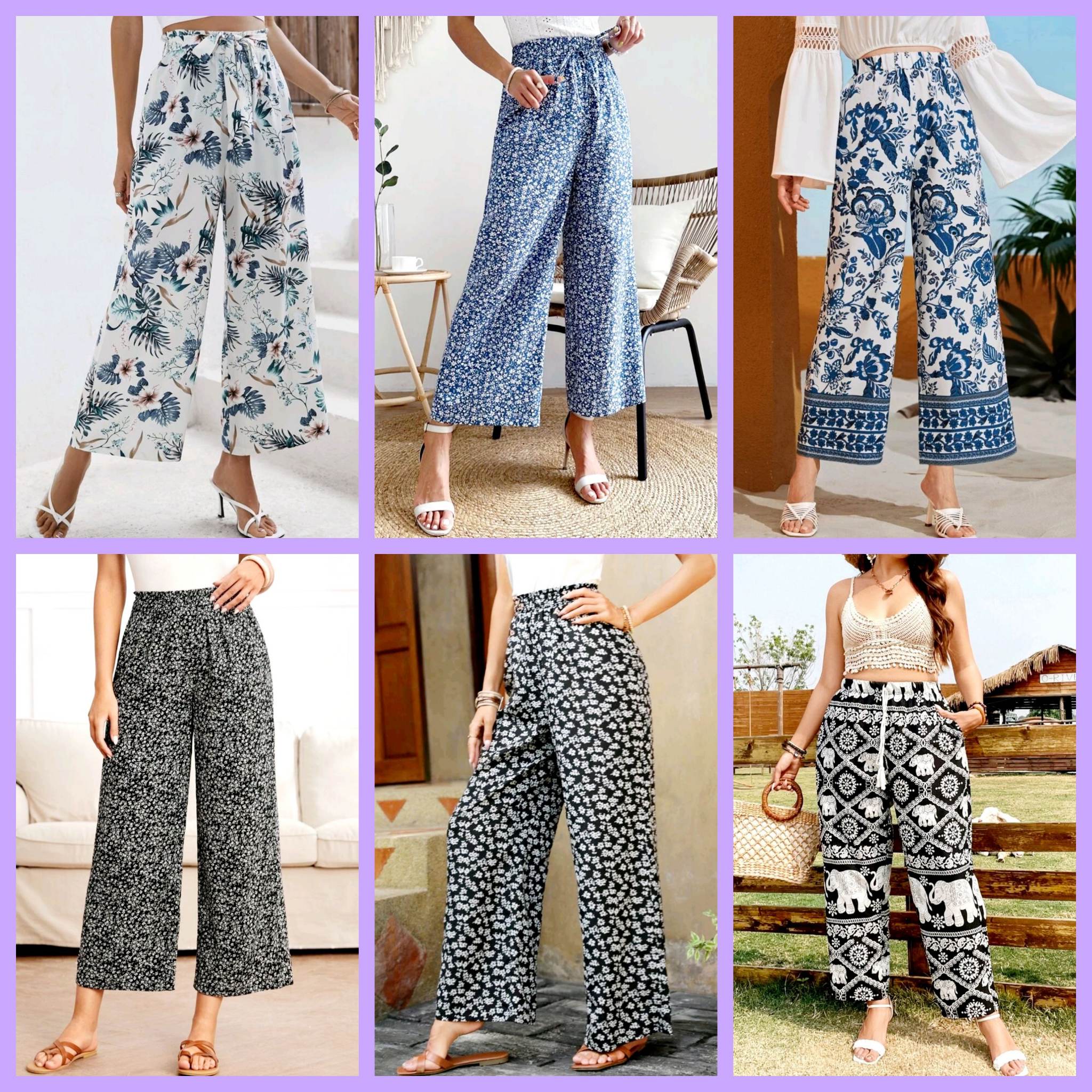 Tokong Korean Fashion Cropped Square Pants Wide Leg Pants - XS to 2XL