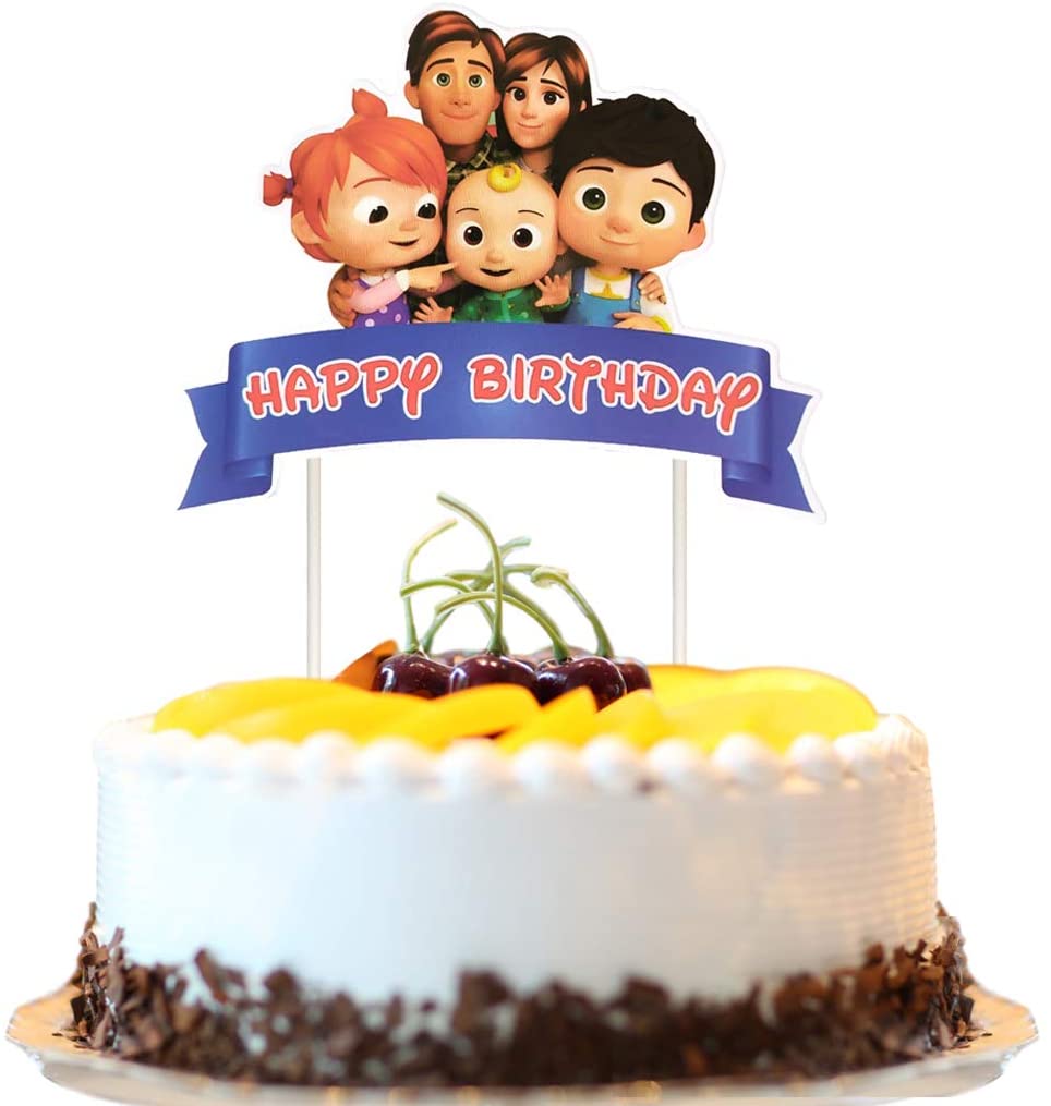 PSI Coco Melon Theme Girl Cake Topper