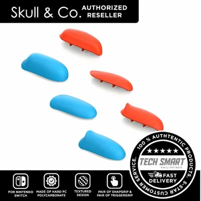 【Cash sa paghahatid】 Skull Co. Snap and Trigger Grips Replaceable Grips Set for Nintendo Switch