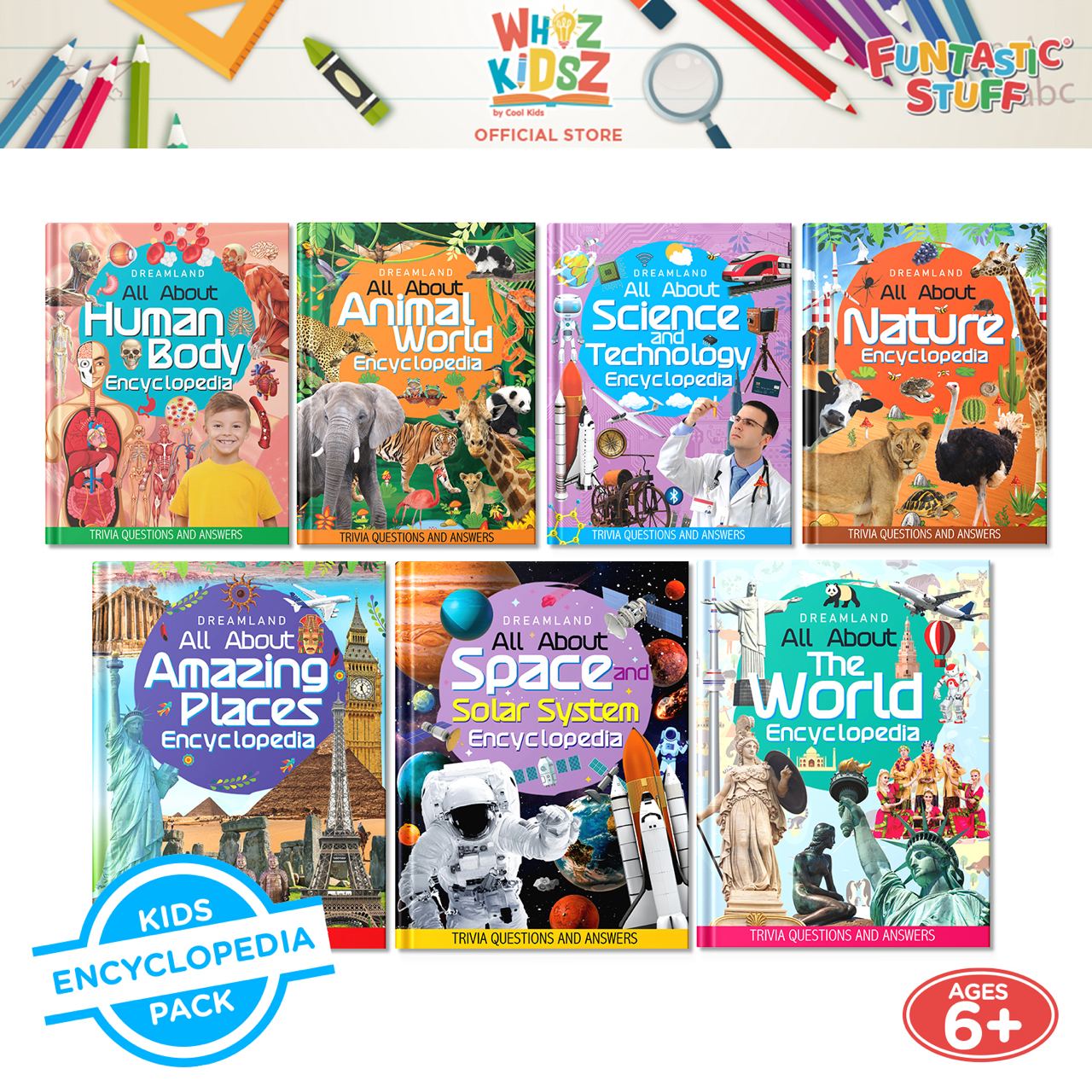 Whiz Kidsz All About Encyclopedia Pack of 7 Books Lazada PH