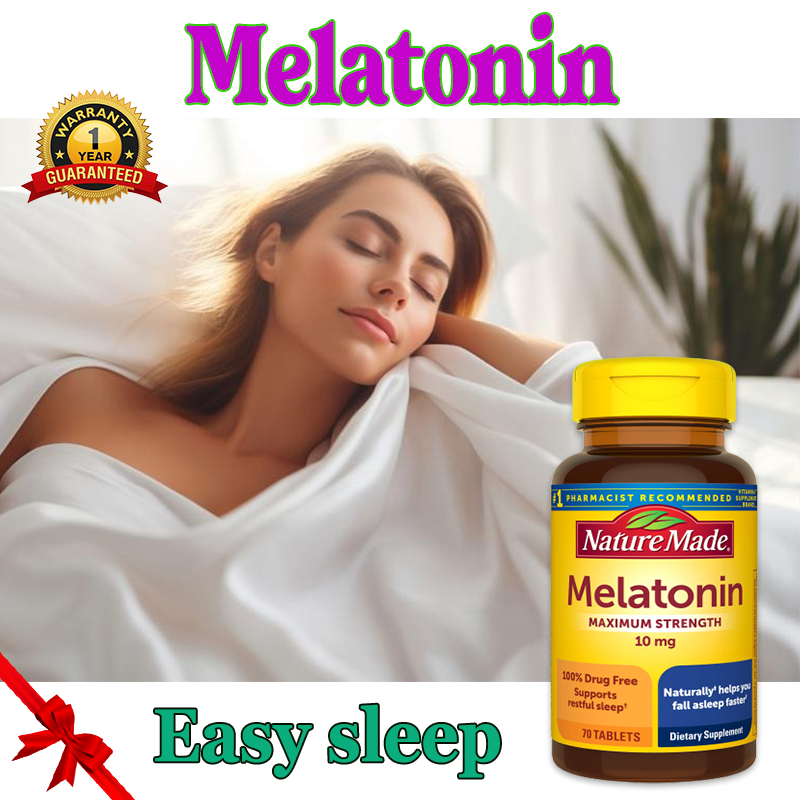 BEST 30pcs Melatonin For Fast Sleep Vitamin B6 and Passiflora Extract