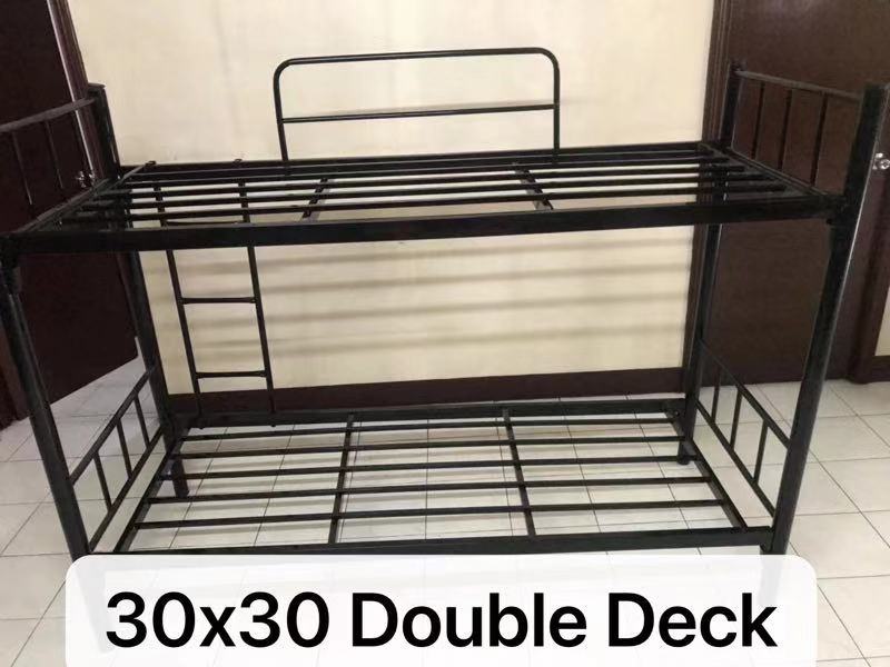 Double deck steel bed frames Lazada PH