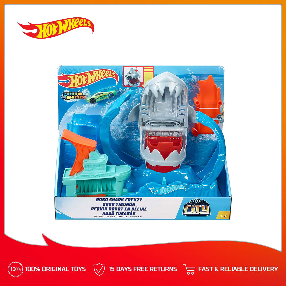 robo shark frenzy playset