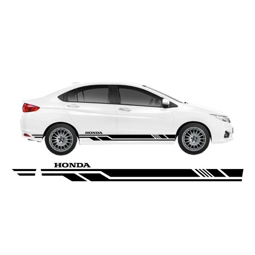 Honda City Black Linear Decals | Lazada PH