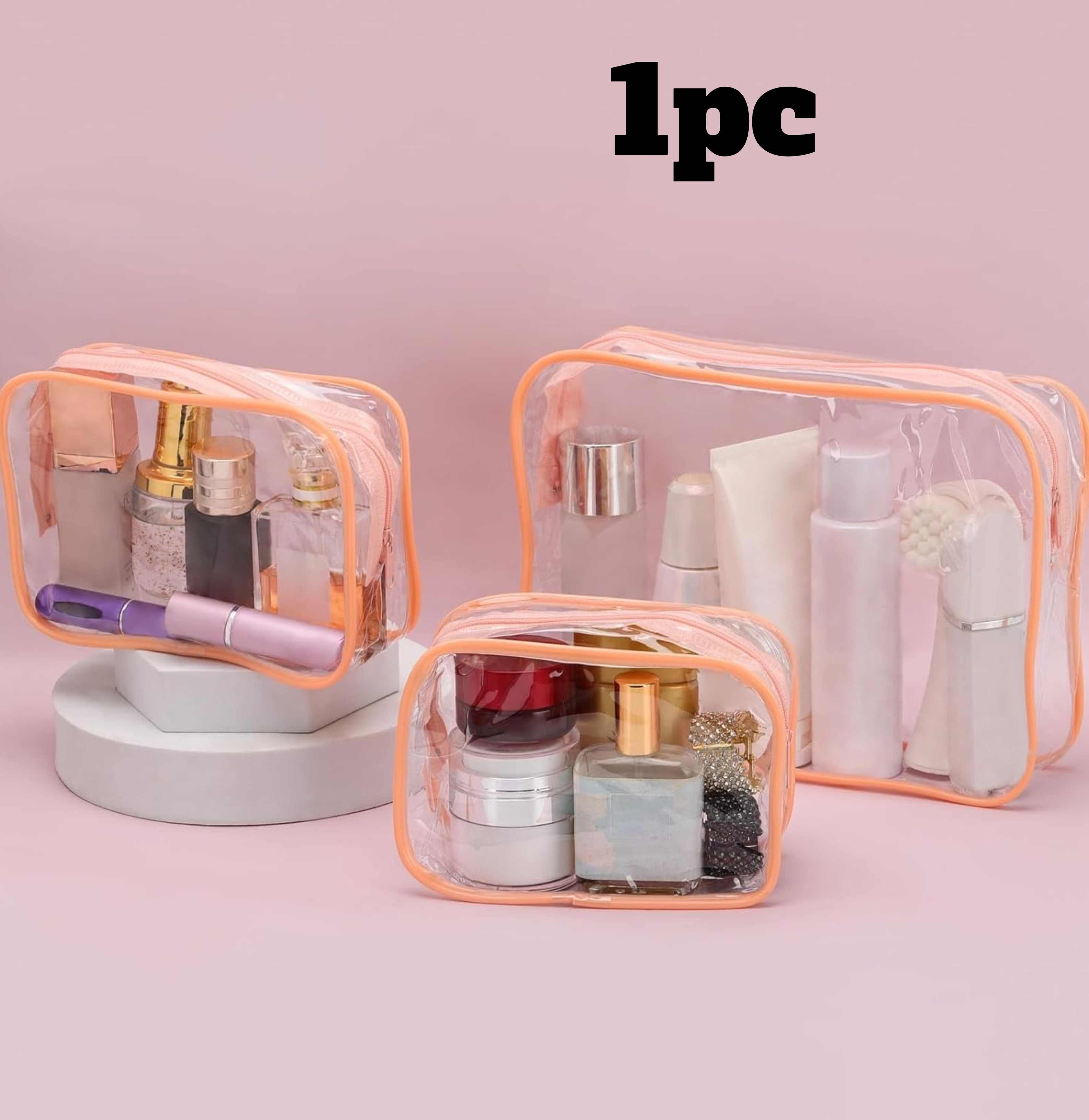 TOP SHOP Transparent PE Bags Travel Organizer Clear Makeup Bag
