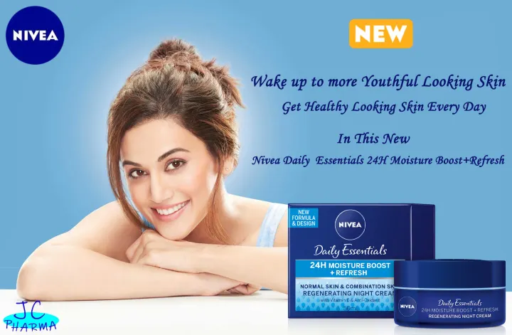 nivea 24h moisture boost night cream