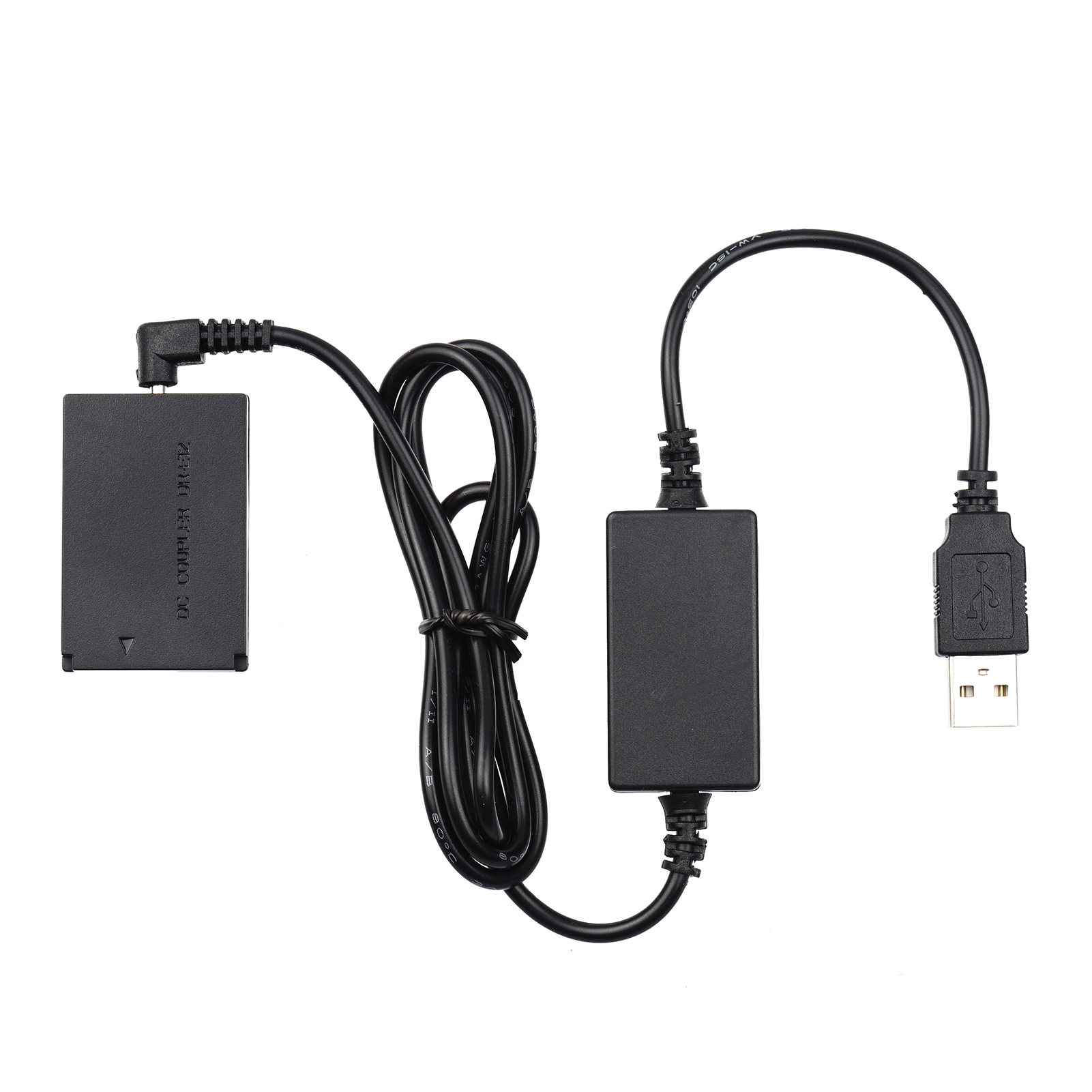 Andoer DR-E12 Bộ Nguồn USB, Pin Giả Khớp Nối DC Thay Pin LP-E12 Với Bộ Chuyển Đổi USB DC Cáp Điện Đầu Vào USB Đơn Tương Thích Với Canon EOS M M2 M10 Máy Ảnh M50 M100 M200