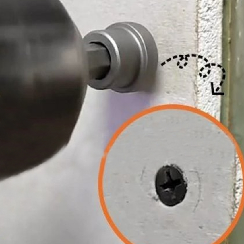 Bộ 5 Cái Vít Tấm Thạch Cao Chặn Sâu Mũi Vặn Vít Định Vị Mũi Khoan Dimpler Vách Thạch Cao Chuôi Lục Giác PH2 Dụng Cụ Khoan 25/50Mm