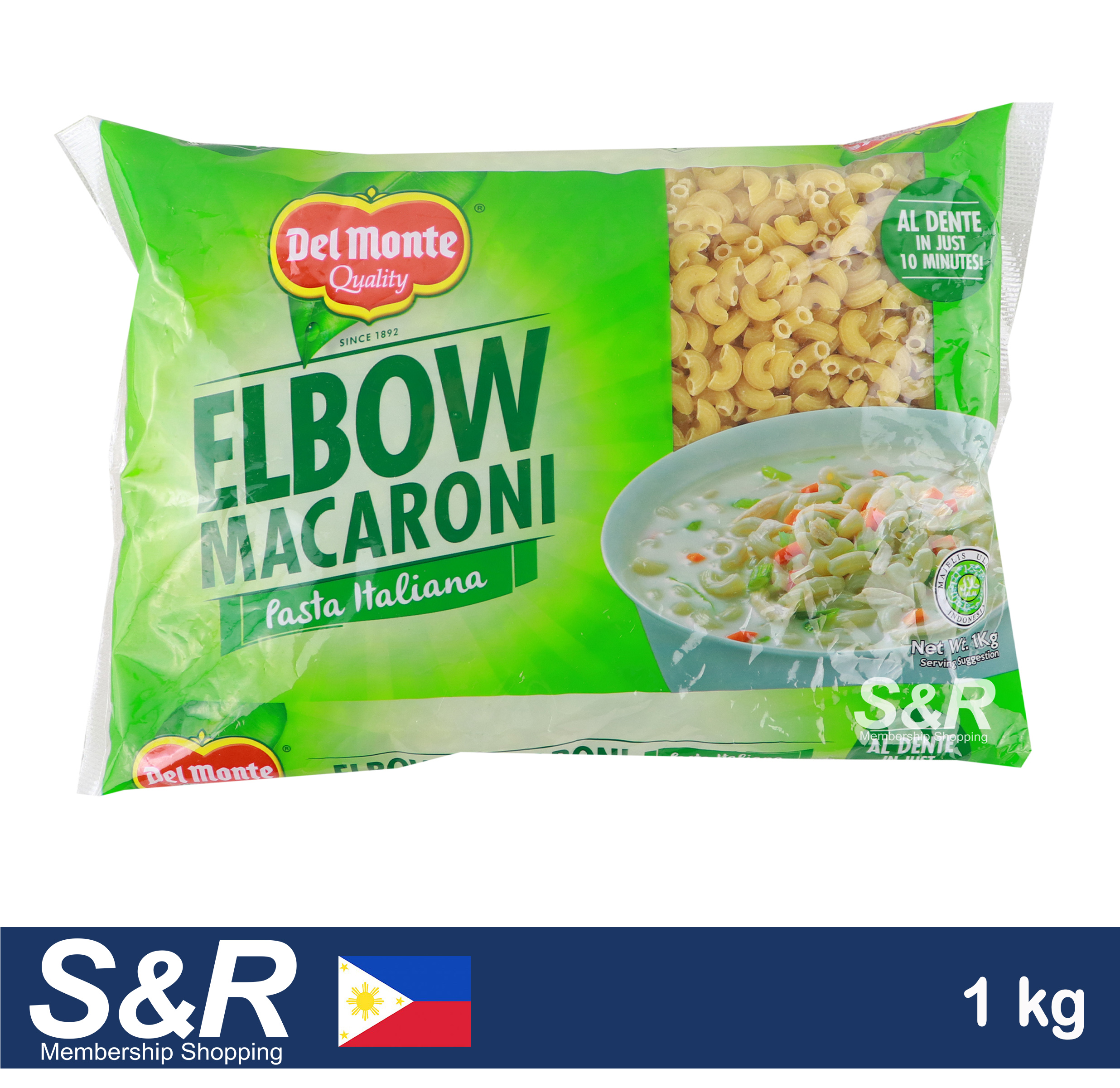 Del Monte Elbow Macaroni Pasta Italiana 1kg Lazada Ph