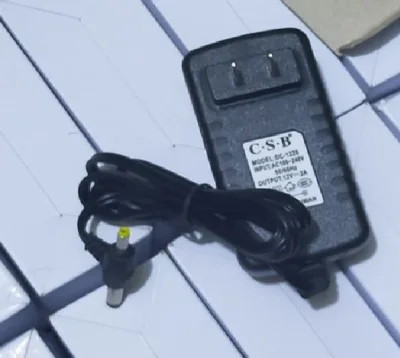 12V 2A power adaptor adapter supply Dual Pin CSB Taiwan for CCTV Modem TV Plus Hub DVR Cignal Portable DVD Modem Router PLDT