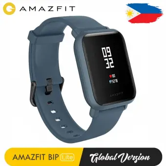 International Edition Xiaomi Huami Amazfit Bip Lite Ip68 45 Day Battery Fitness Smartwatch Blue Lazada Ph