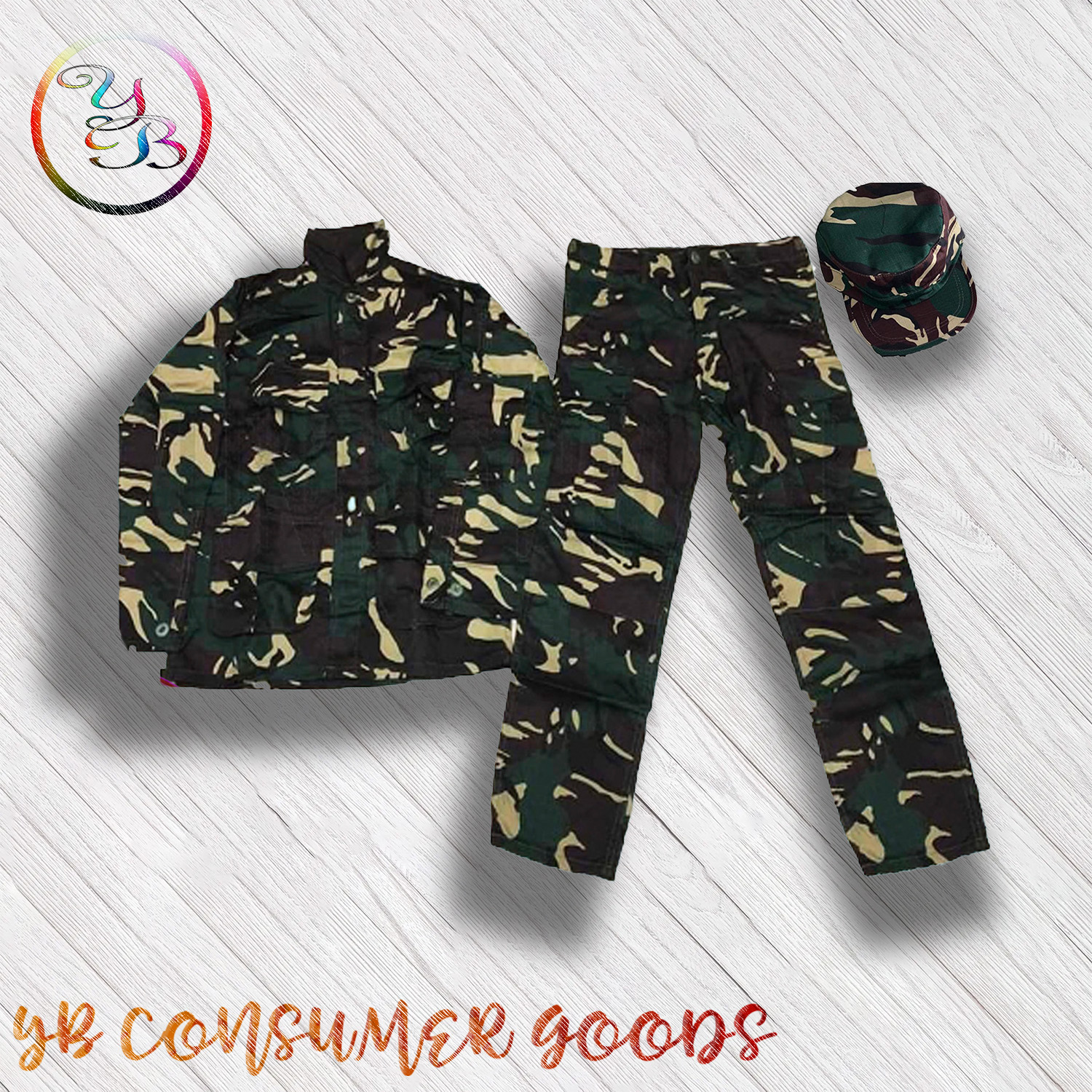 BDA Uniform Complete Set with Cap / Hat Rotc Uniform Unisex Adjustable