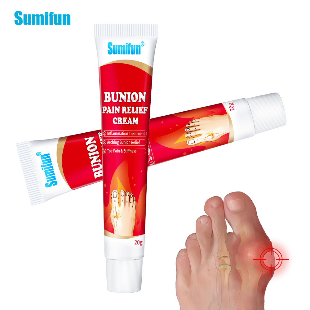 Sumifun Bunion Pain Relief Cream Joint Toe Pain Relief Stiffness 