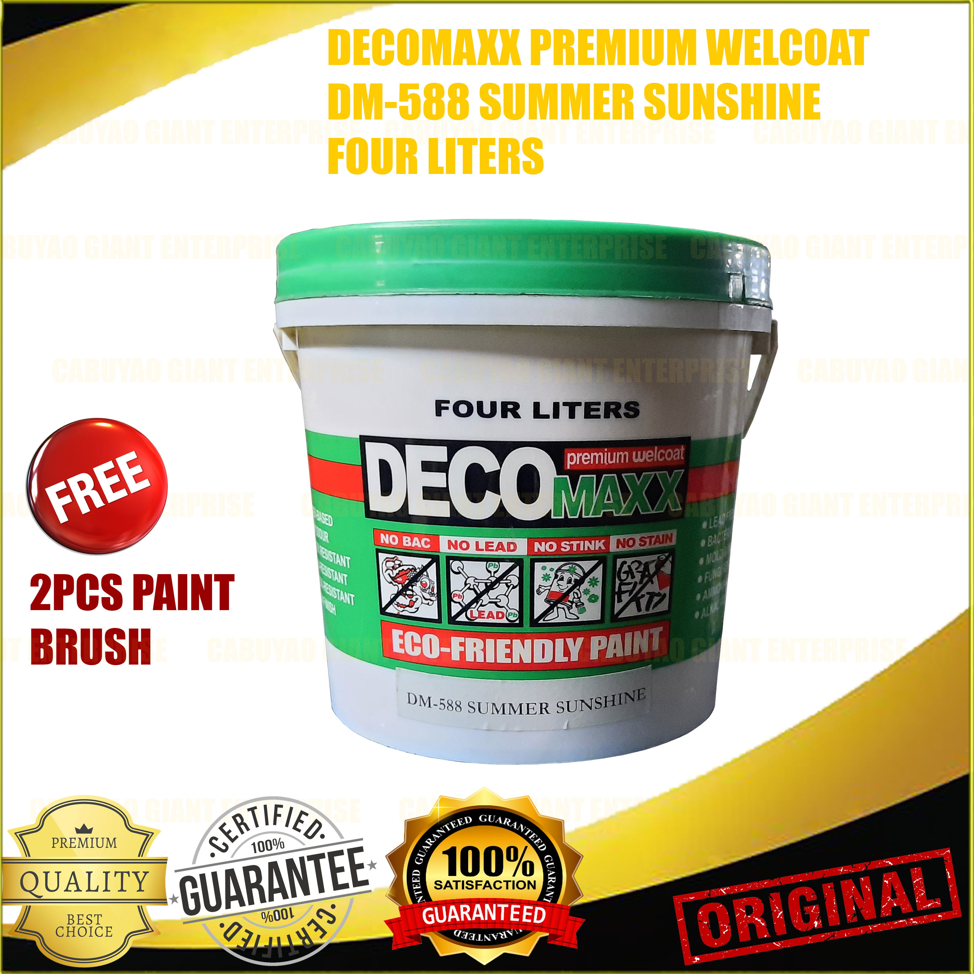 Premium Welcoat DM588 Summer Sunshine EcoFriendly Paint