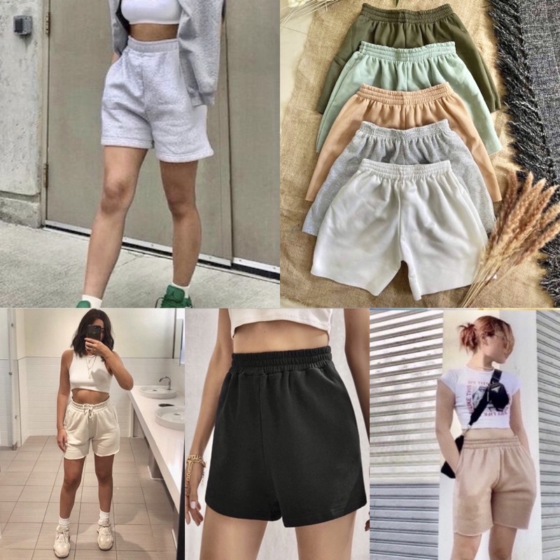 Boyfriend Mid Shorts Highwaist Sweat 