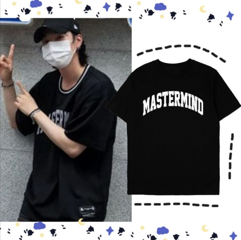 Mastermind Japan x Mitchell & Ness embroidered skull mesh T-shirt