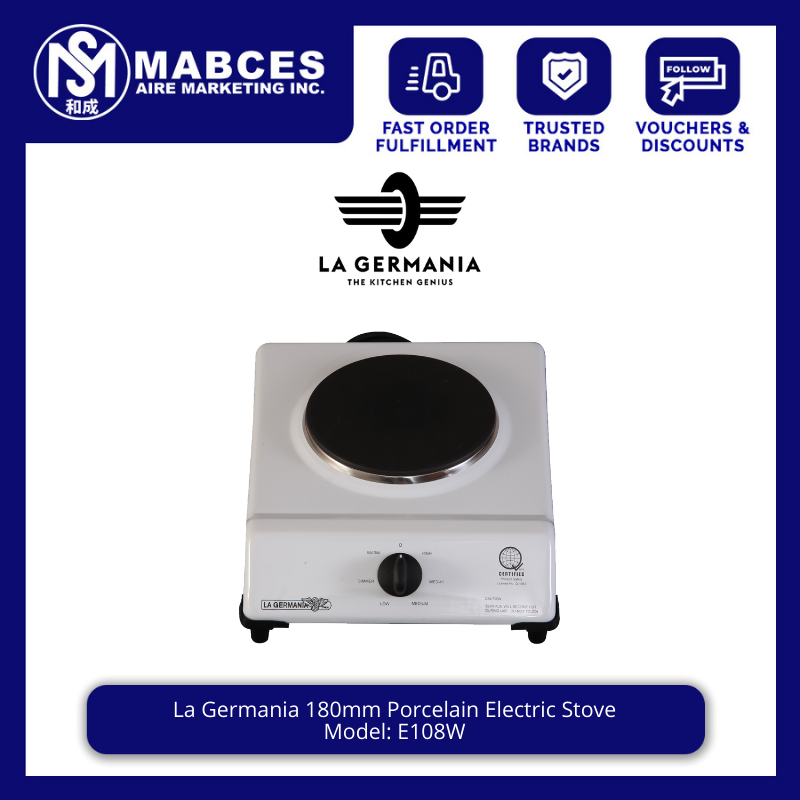 La Germania 180mm Porcelain Electric Stove E108W Lazada PH