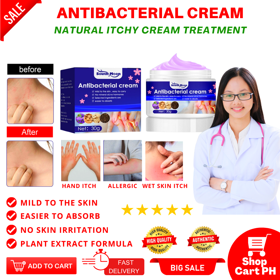 👍ORIGINAL ANTIBACTERIAL CREAM Sweat Herpes Treatment 30g Blisters ...