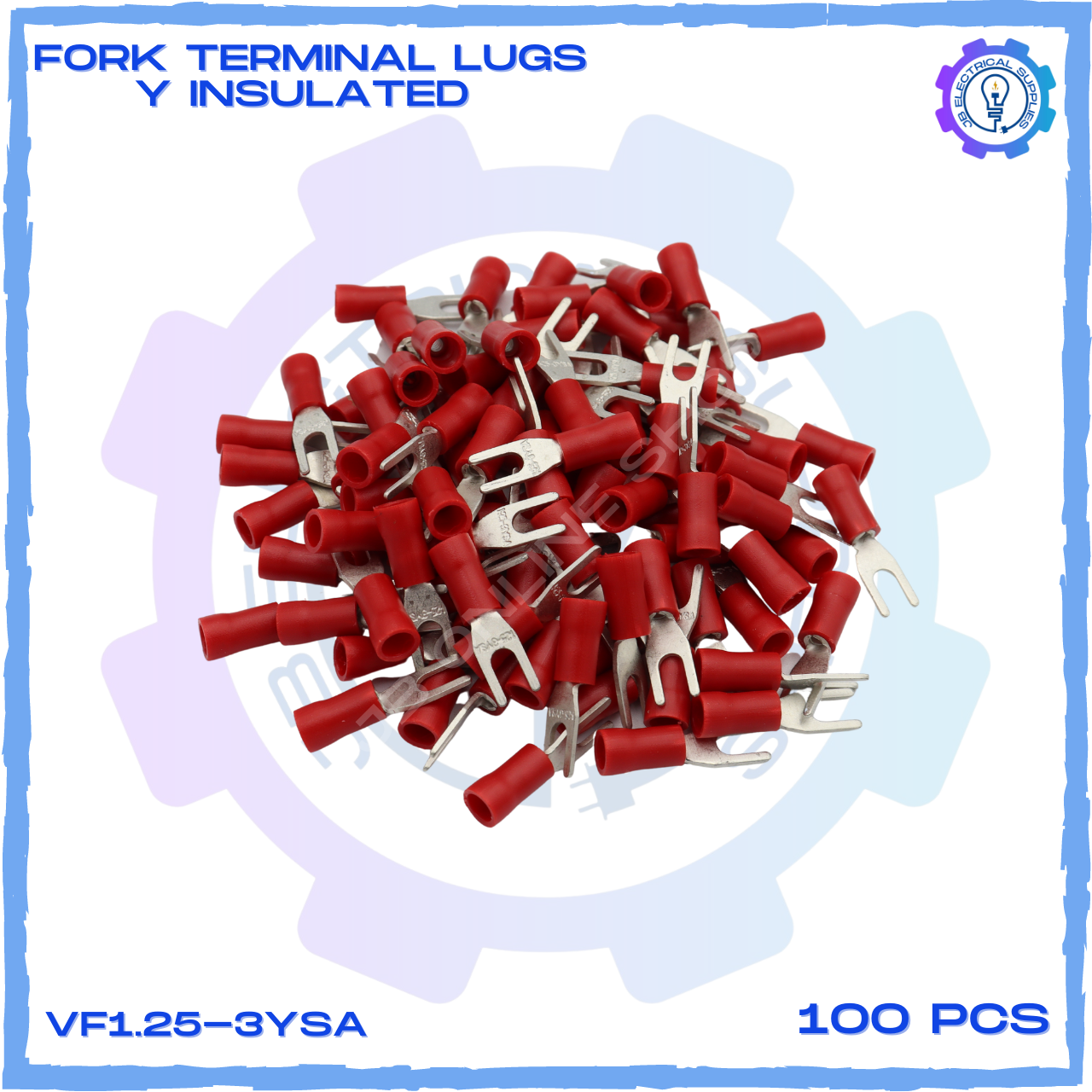 Vf Terminals Fork Terminal Lugs Y Insulated VF1.25-3YSA | Lazada PH
