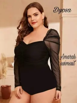 lazada plus size swimwear