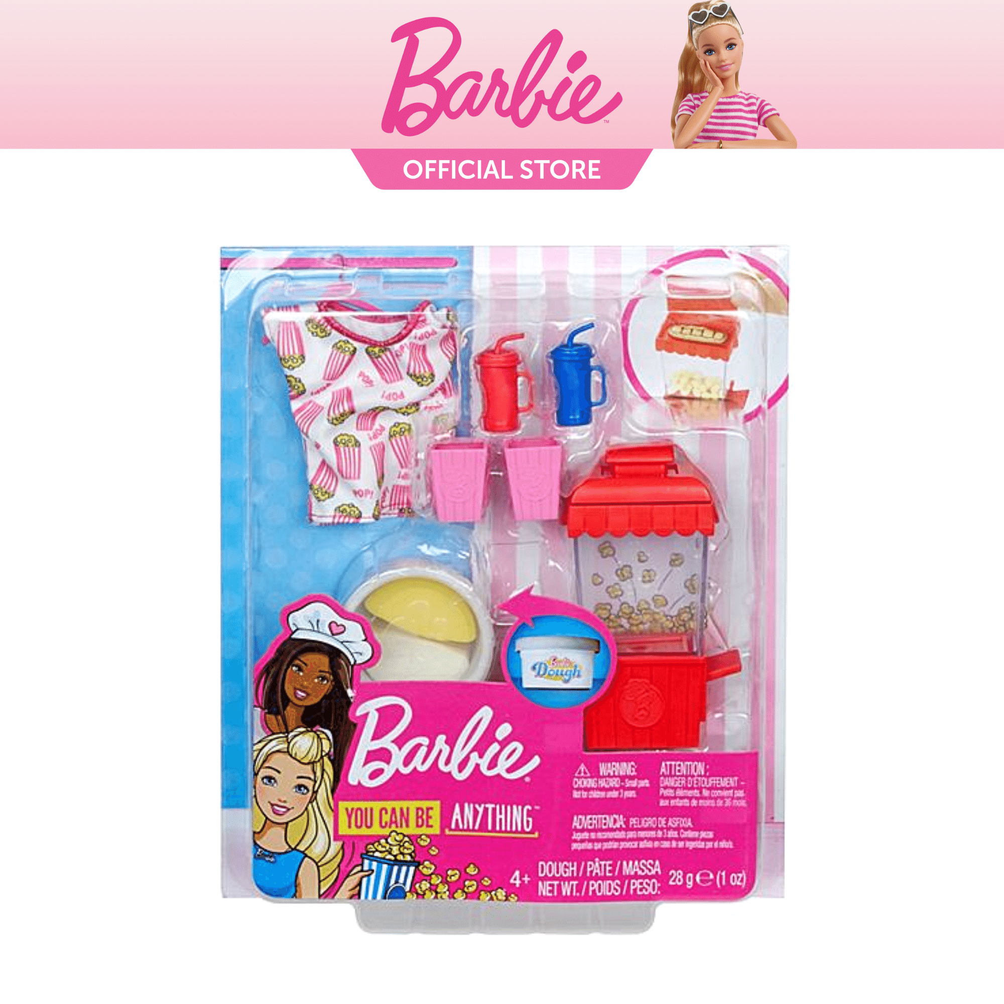 Barbie Breakfast Accessory Pack, 6 Themed Accessories Doll - NEW