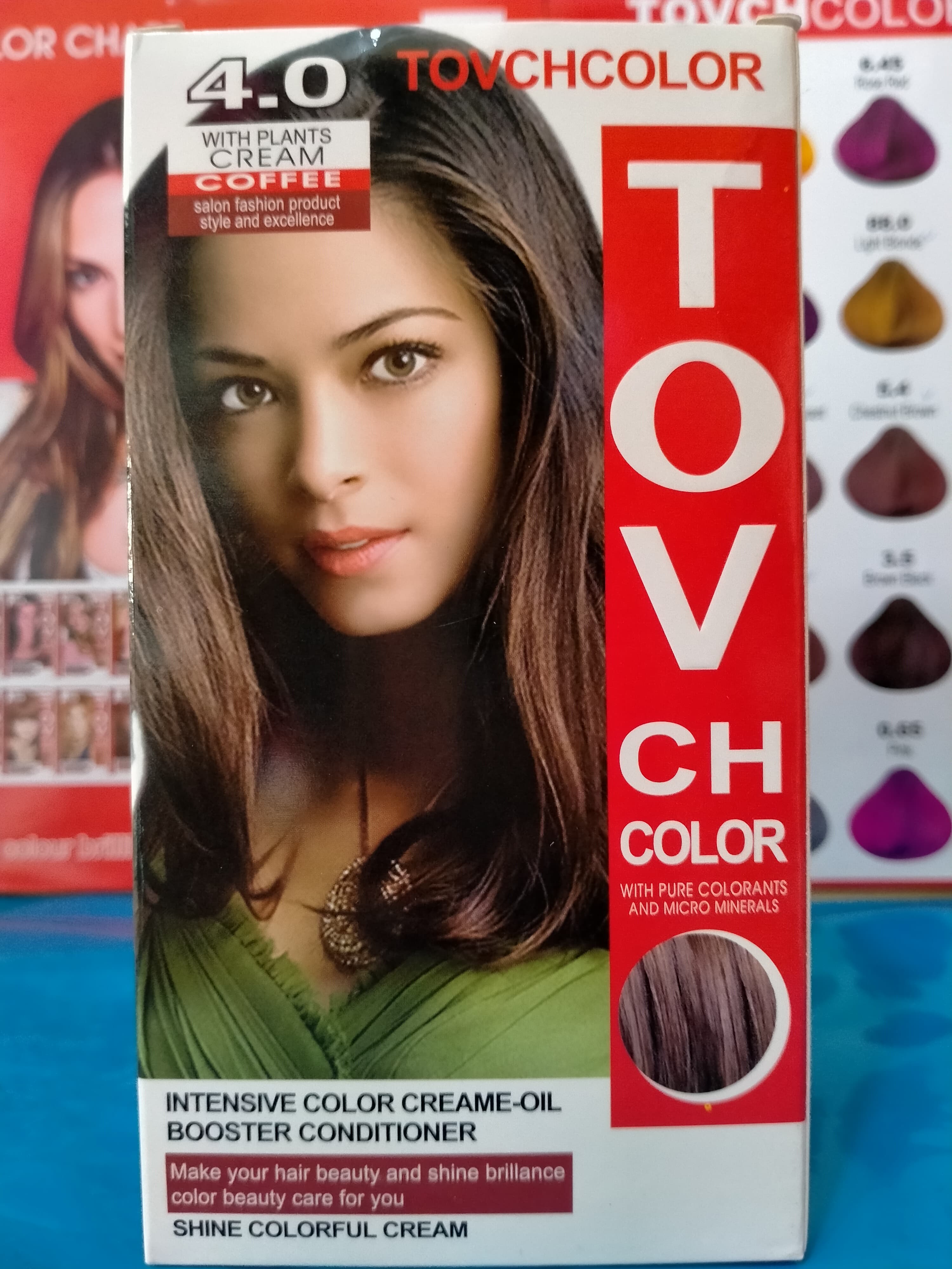 TOV CH COLOR Permanent Hair Color With plants cream 80mlx2 (1box only) |  Lazada PH