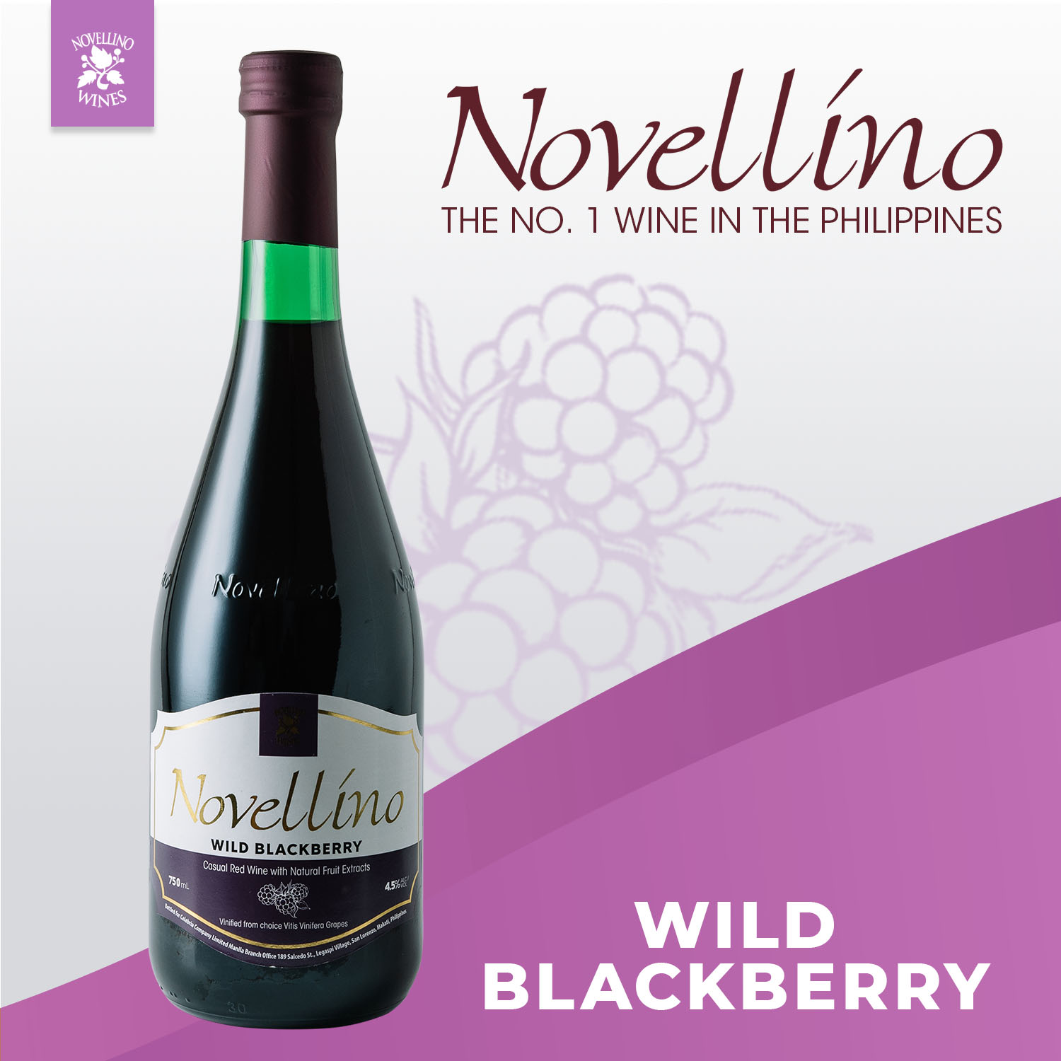 Novellino Wild Blackberry Red Wine Lazada PH