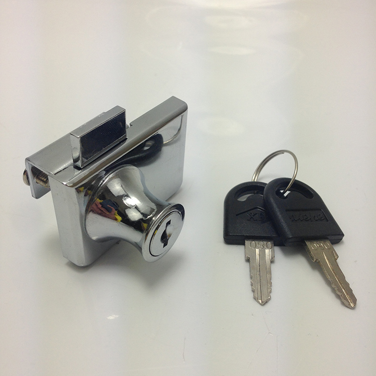 Double door lock glass lock mall mobile phone counter lock