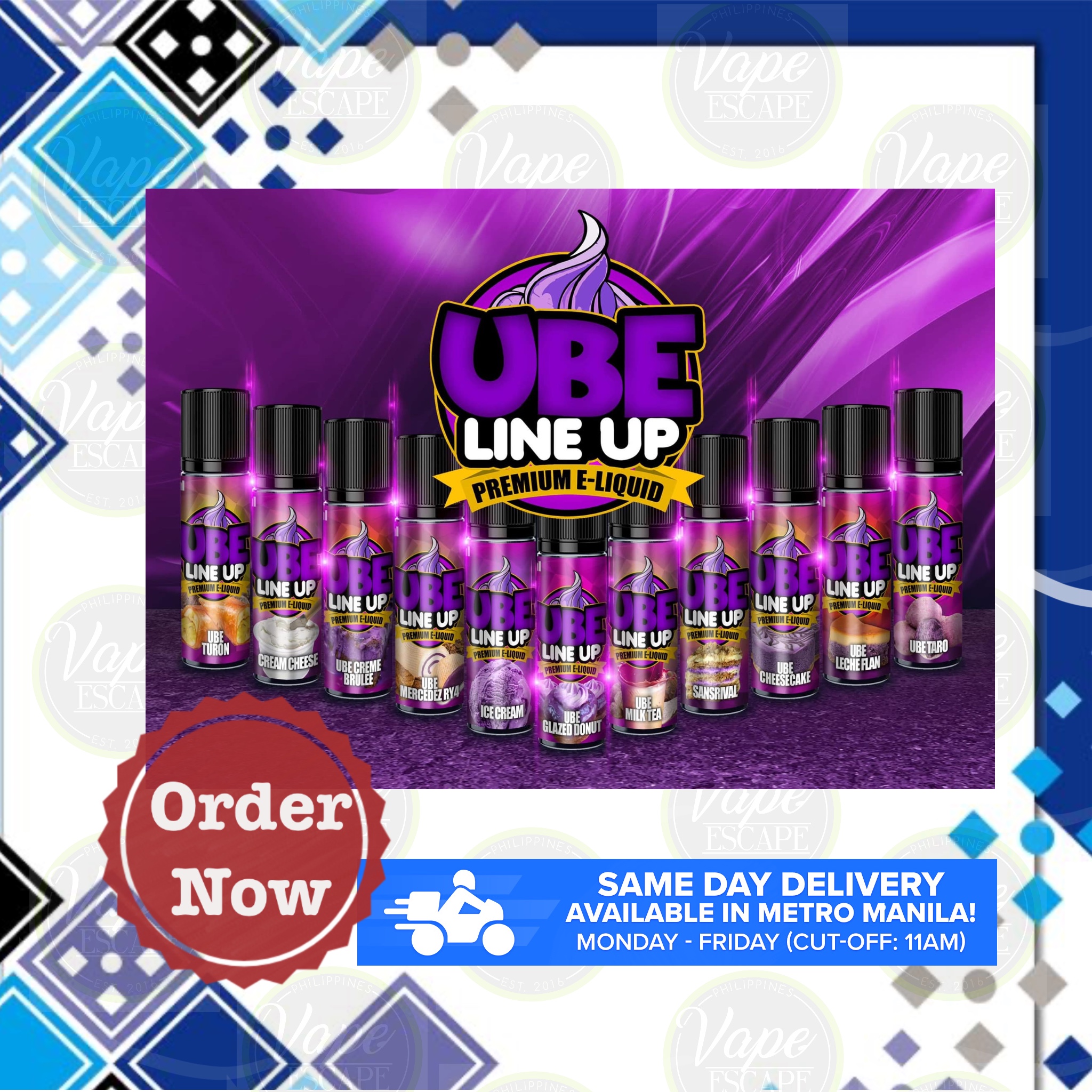 UBE LINE UP BY DRIP SQUAD 3 MG / 50 ML Lazada PH
