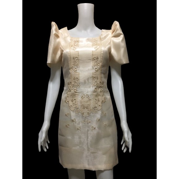 Filipiniana Dress Modern Filipiniana Barong Dress Embroidered Lazada Ph 3141