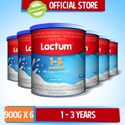 Lactum for 1-3 Years Old 5.4kg (900g x 6) Milk Supplement Powder