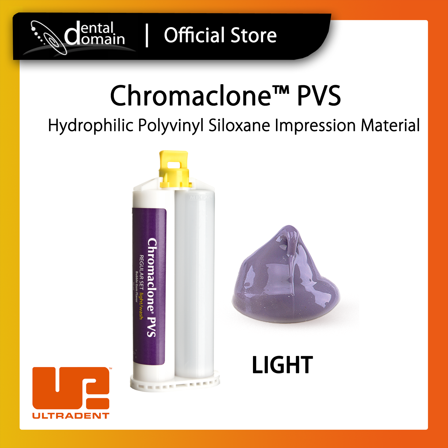 Ultradent Chromaclone™ PVS Hydrophilic Polyvinyl Siloxane Impression