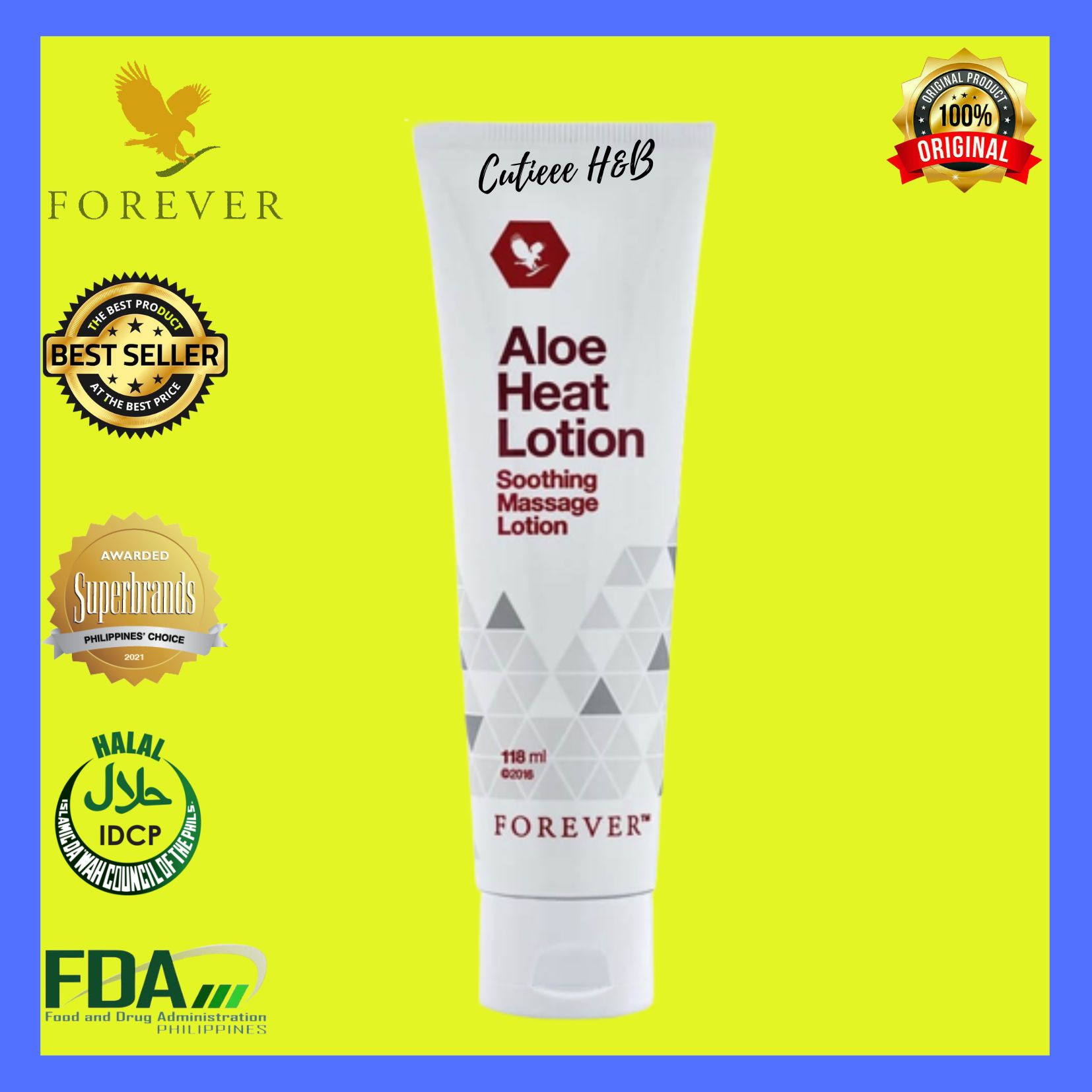 Forever Aloe Heat Lotion Soothing Massage Lotion | Lazada PH