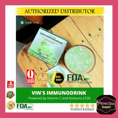 Toni & Terry Vin's Immunodrink (with 10 Power herbs plus Glutathione, Collagen, Vitamin C and Immuno-LP20) | Healthy Juice | Collagen Drink with Vitamin C | Glutathione with Collagen