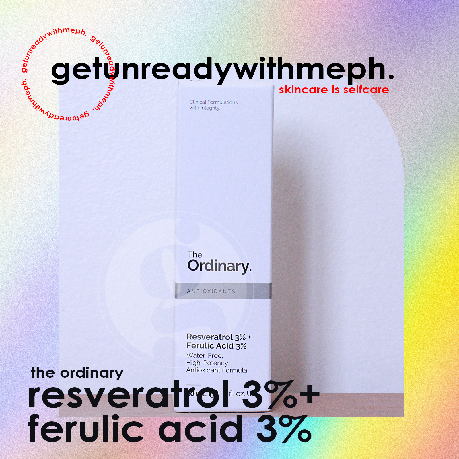 The Ordinary Resveratrol 3 + Ferulic Acid 3 30ml Lazada PH