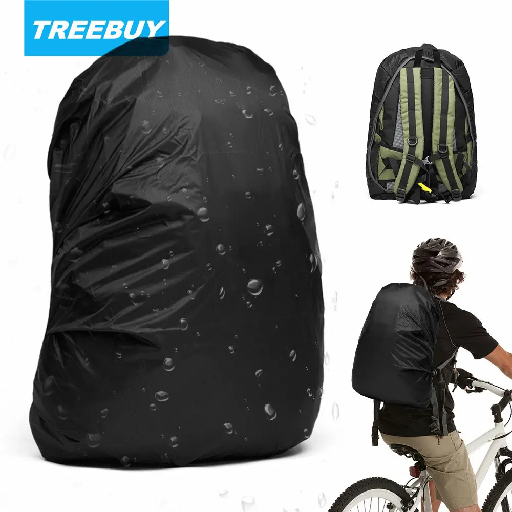 ที่คลุมกระเป๋าเป้กันน้ำ30-45L กระเป๋าแบบปรับได้ที่บังฝนสำหรับการขี่จักรยานเดินป่าตั้งแคมป์เดินทาง