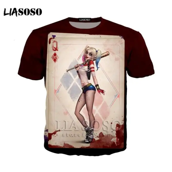 t shirt harley quinn homme