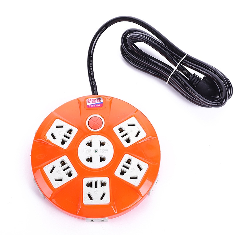 Socket 39hole Round Power Supply Board with Switch Extension Cord