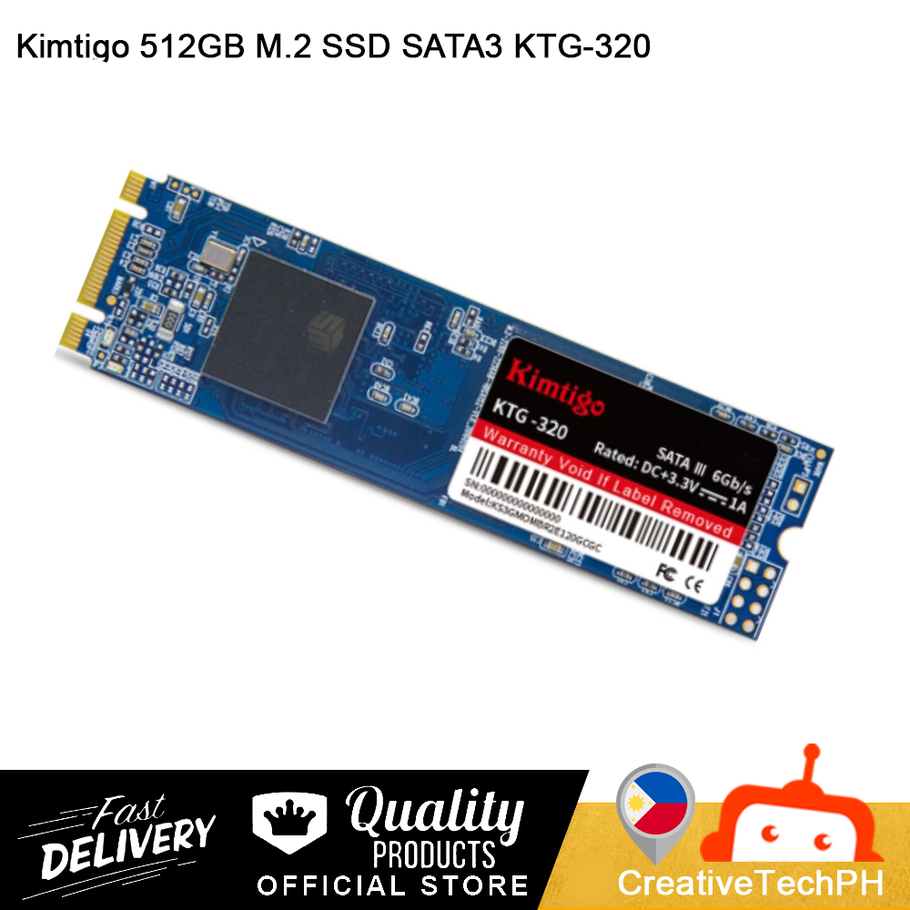 Kimtigo 512GB SSD M.2 2280 NVMe Interface PCIe Gen 3x4 Internal