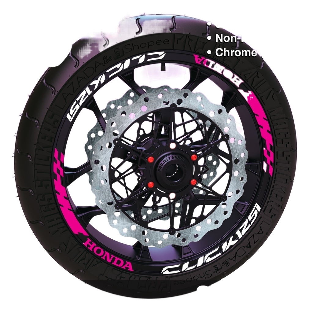 Mags Sticker for Honda Click 125i (Set: Harap at Likod) [With Free ...