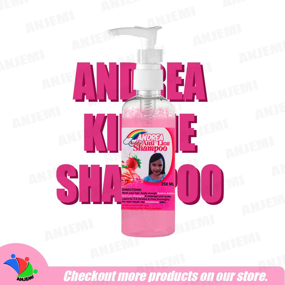 Andrea AntiLice Kiddie Shampoo 250ml Lice Remover Strawberry or Baby Powder Scent Lazada PH