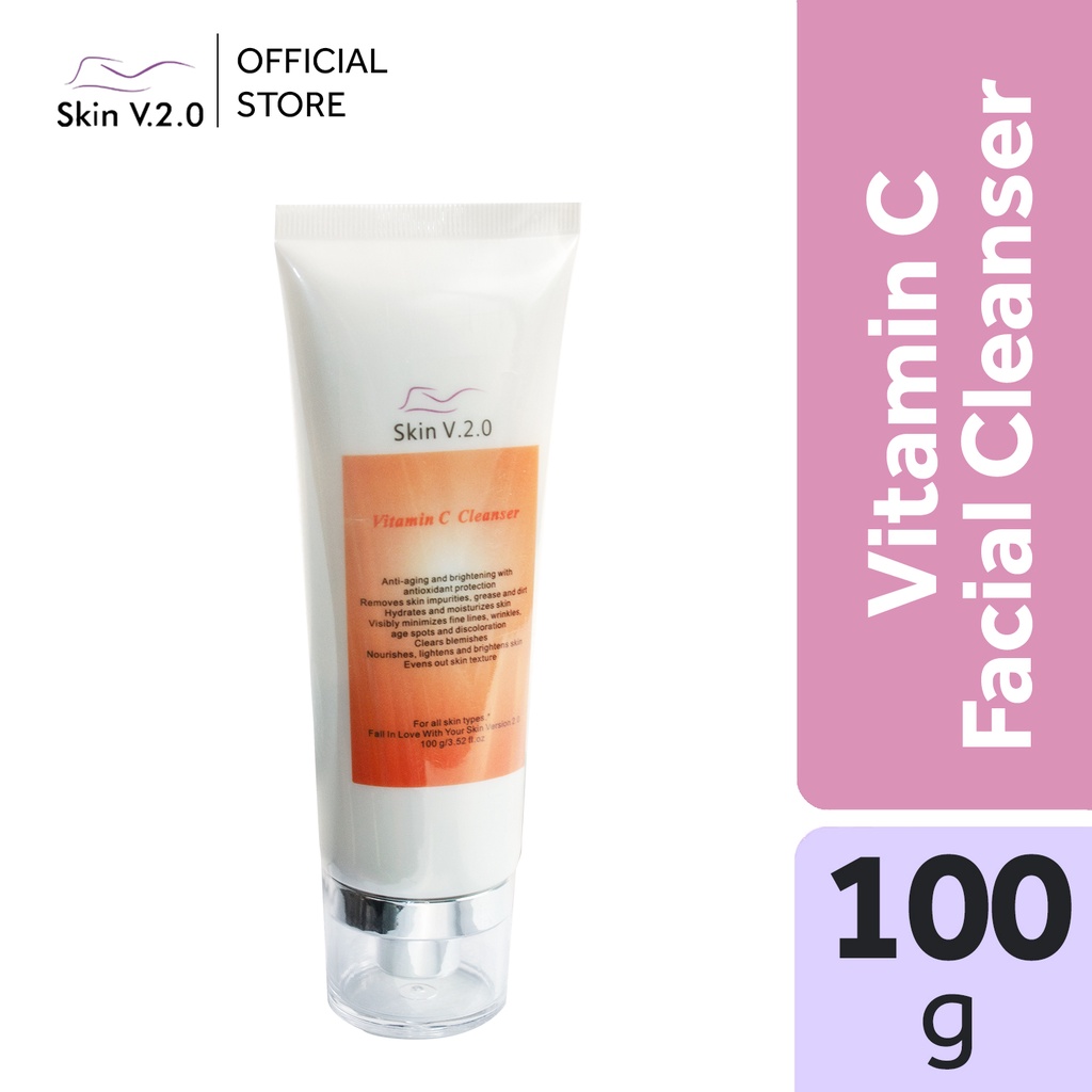 Skin V.2.0 Vitamin C Facial Cleanser 100g Lazada PH