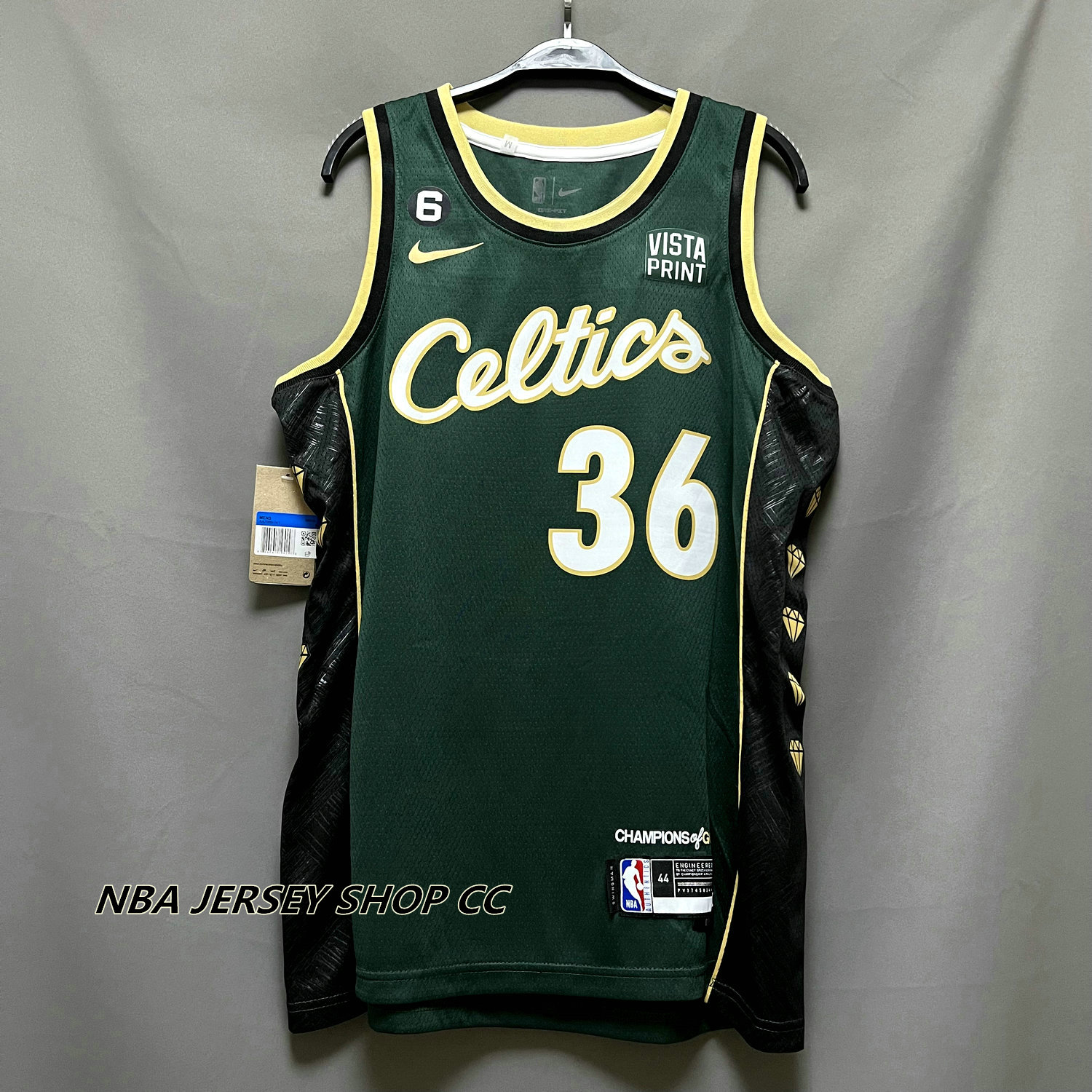 NBA Boston Celtics Marcus Smart #36 Men's Replica Jersey, Medium, Green  (3HE) : : Fashion