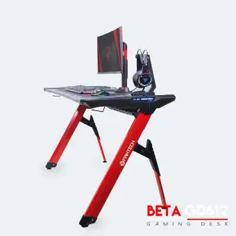 Original Fantech Beta Gd612 Gaming Desk Gaming Table Functional