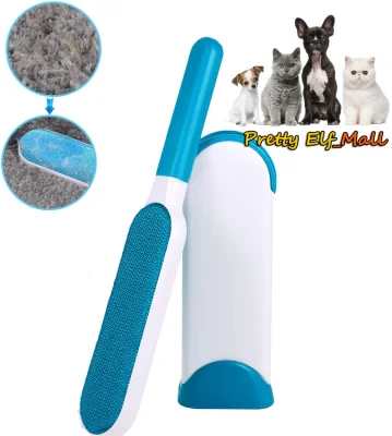 Reusable Effective Pet Hair Remover Brush Lint Roller Self Cleaning Cat Dog Fur Hair Dust Removal Brush for Clothes
